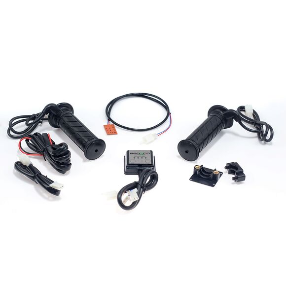 ATV Handtagsvärme med Tumvärmare 4-Stegs Digital Bronco