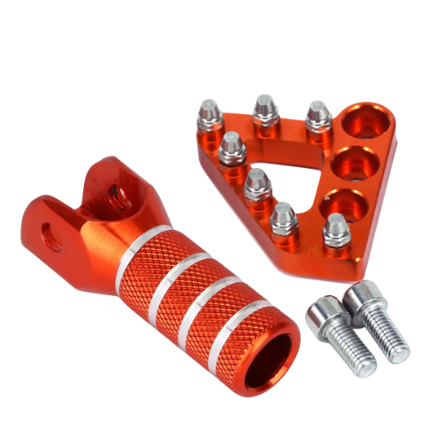 Fotpinnar + Växel- & Bromspedalspetsar – För KTM